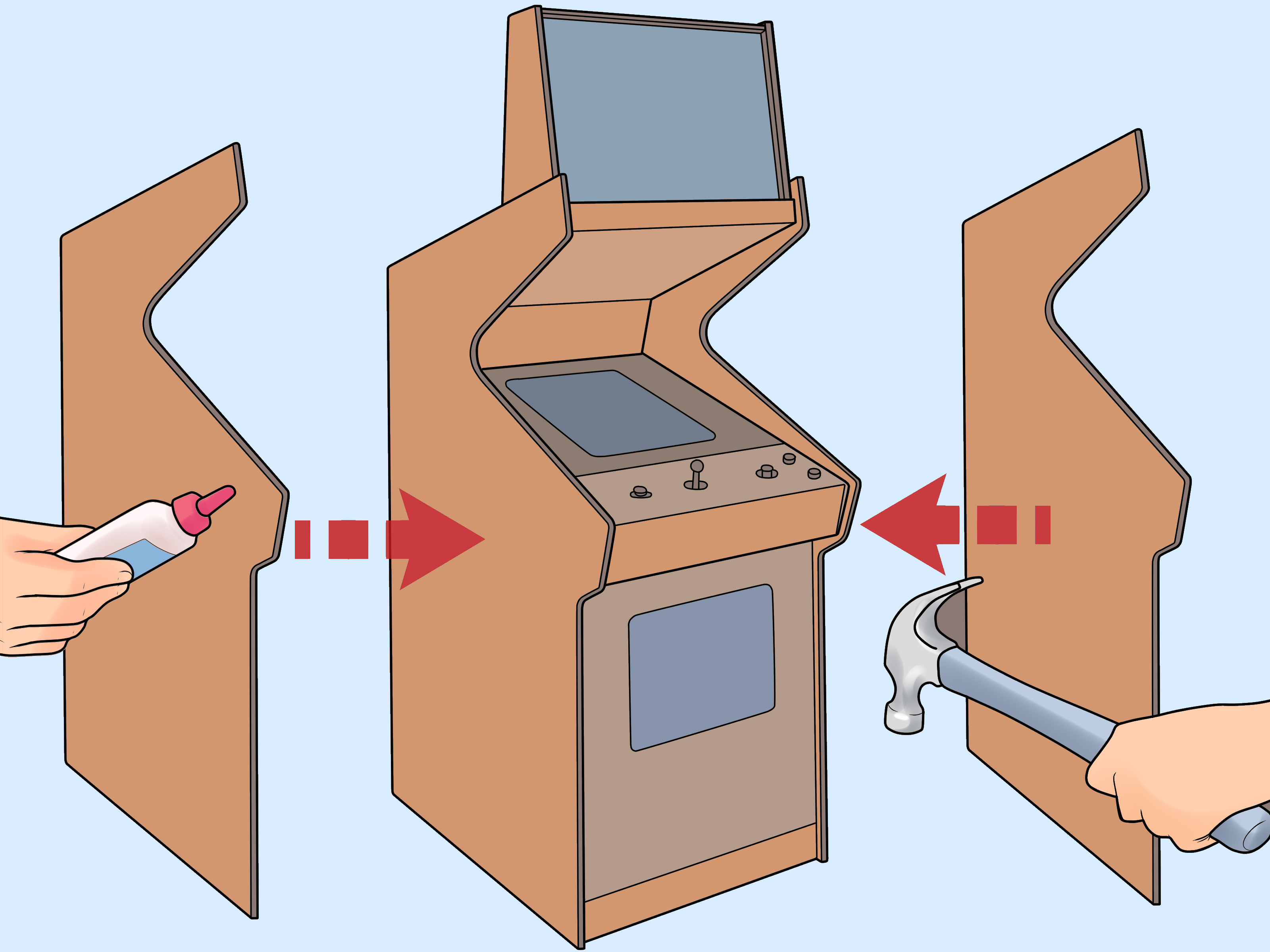 3 Ways to Build an Arcade Cabinet