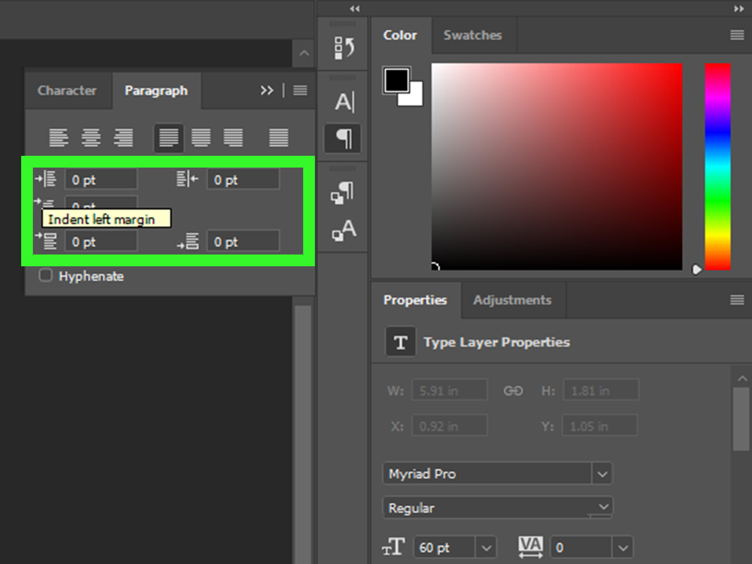 How to Justify Text in Photoshop: 15 Steps