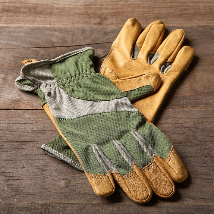 Bamboo & Leather Gardening Gloves