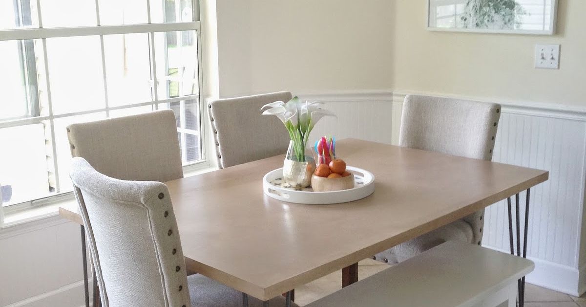 DIY Hairpin Leg Table