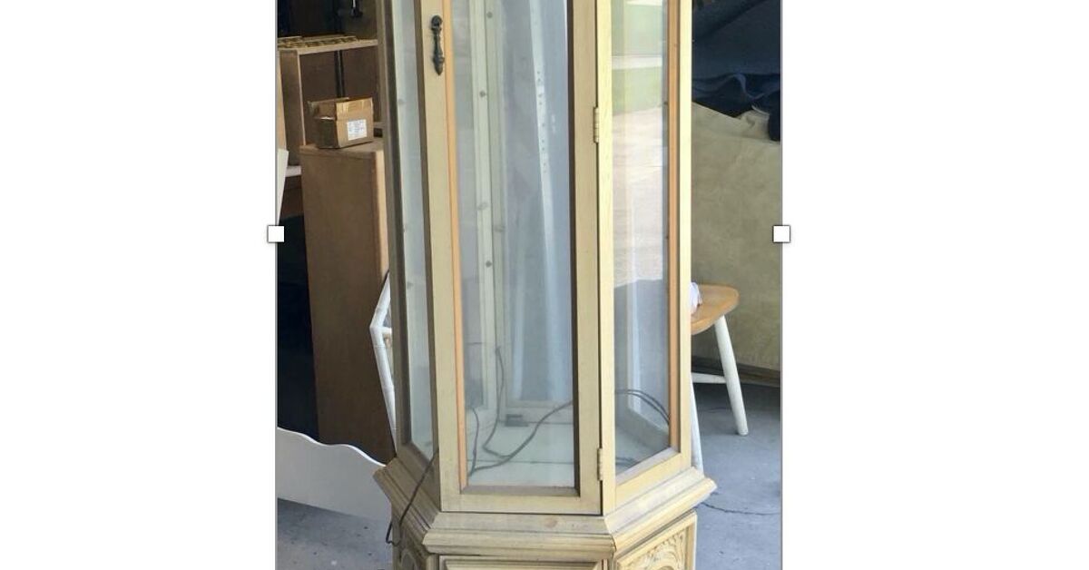 Curio Cabinet Gets a Much Needed Makeover
