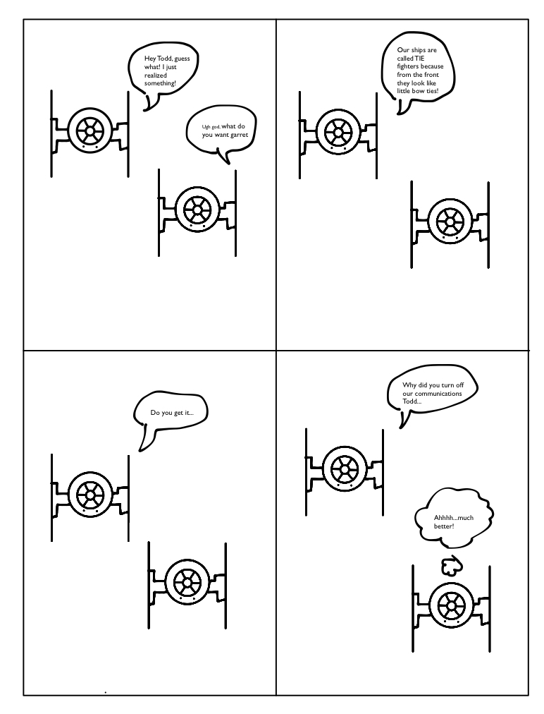 I Drew A Comic On Star Wars.