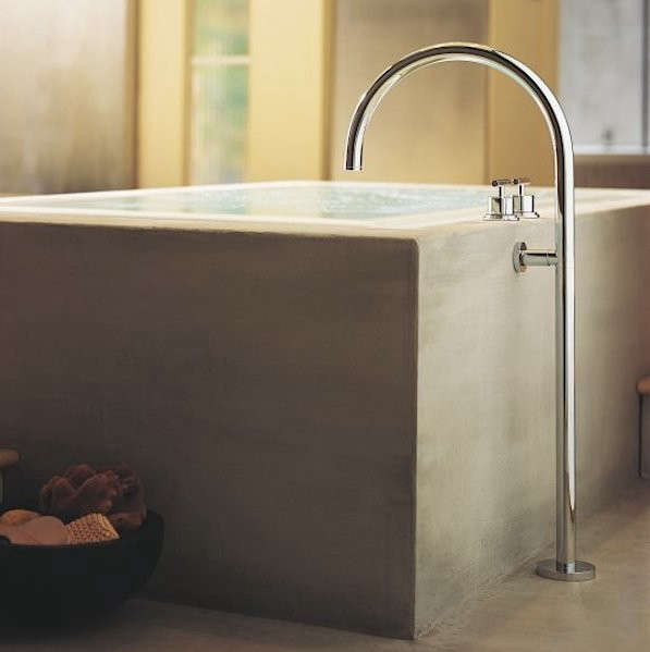 Kohler K-8359-CP Floor-Mount Bath Filler