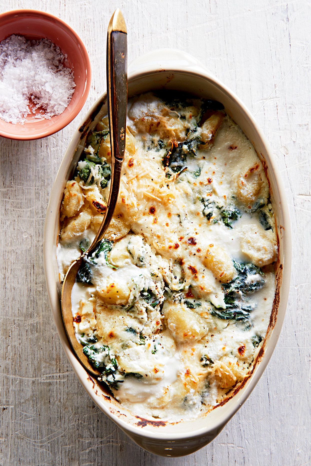 Cheesy Baked Gnocchi with Kale Recipe