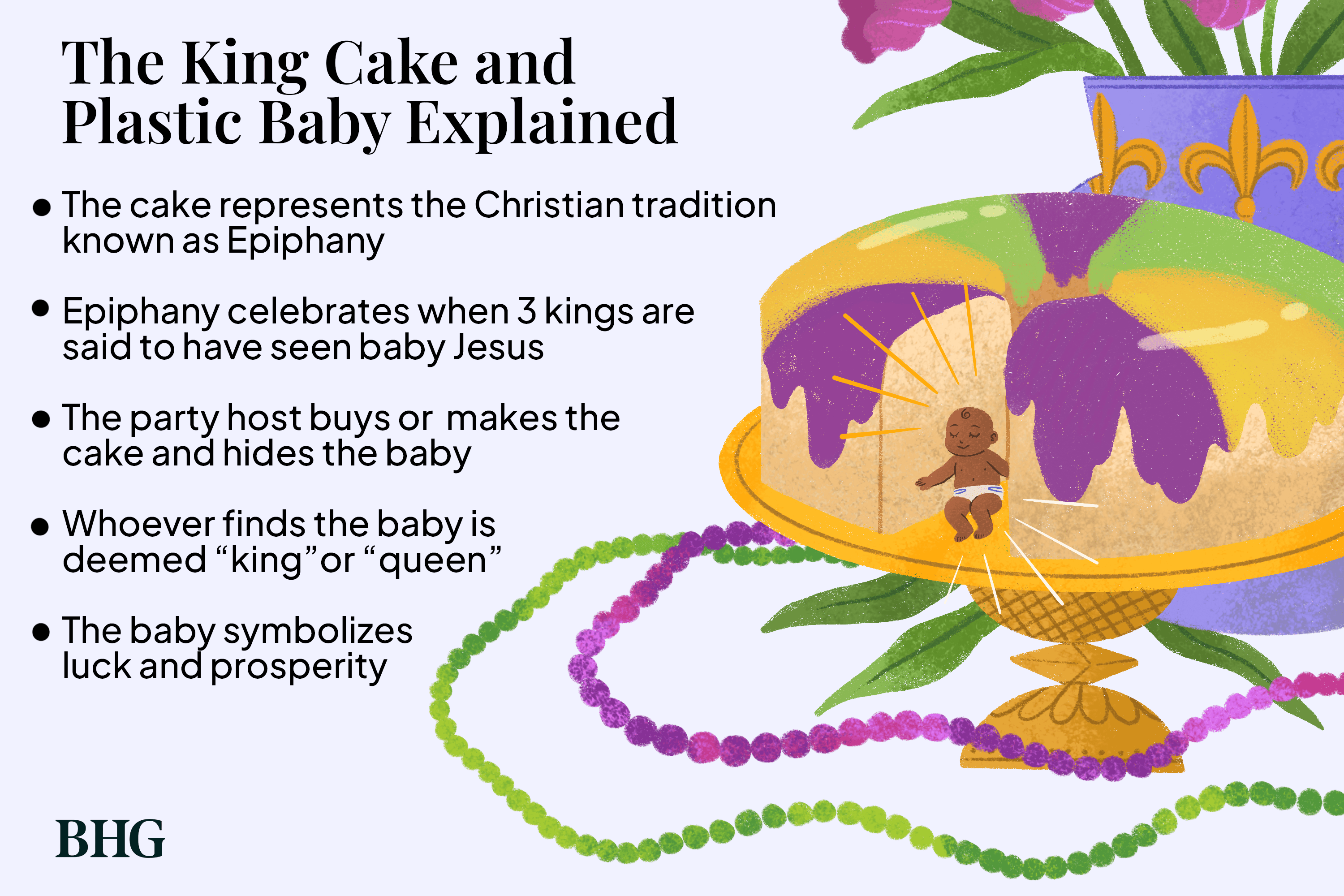 How the King Cake (and the King Cake Baby) Tradition Began