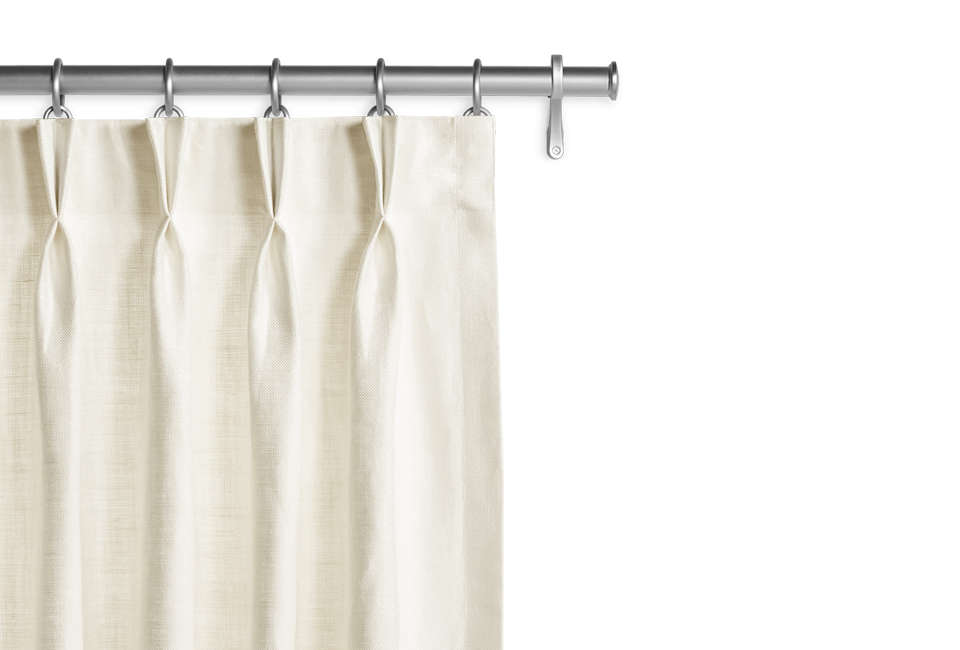 Barn & Willow Belgian Linen 3 Pinch Pleat Drapery – Oyster