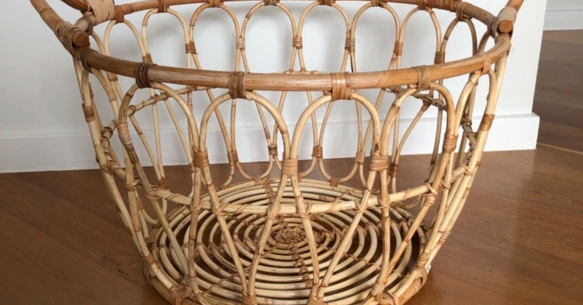 How To Make a Basket Coffee Table On A Budget