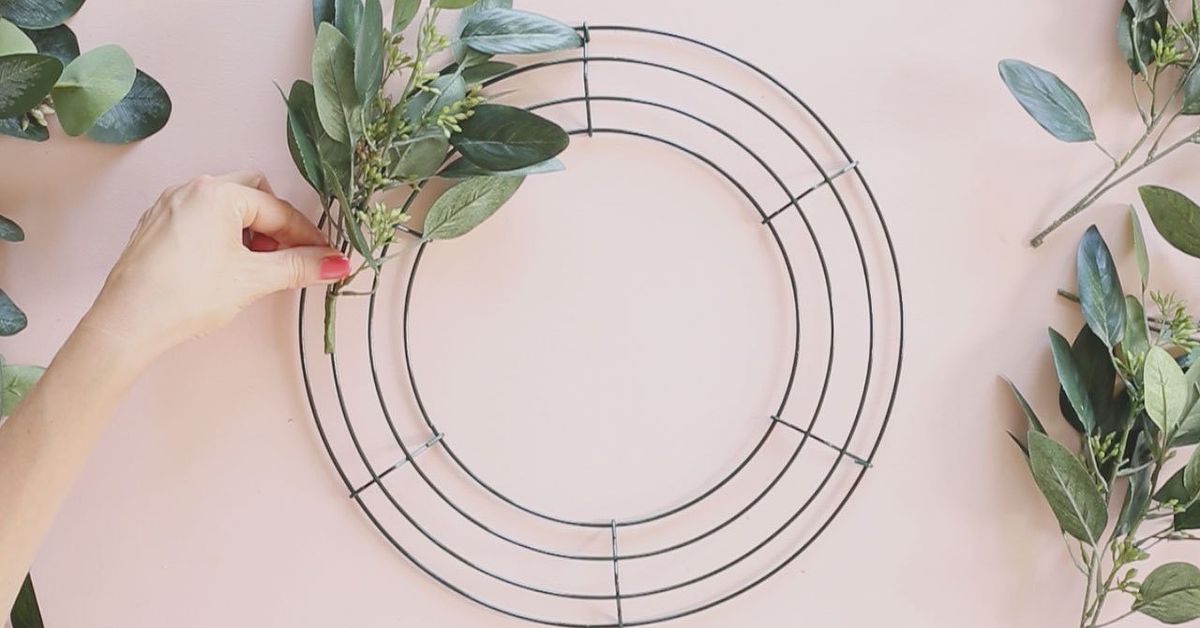 How To Make A Silk Flower Wreath