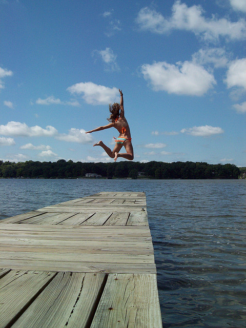 #453 Getting sweaty and jumping in – 1000 Awesome Things