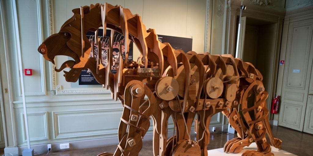 500 Years Later, da Vinci’s Mechanical Lion Is Brought to Life