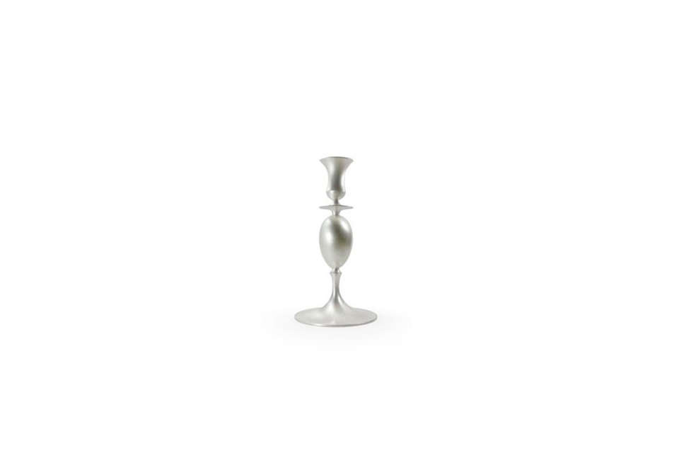 E.R. Butler Biedermeier Candlesticks Satin Silver