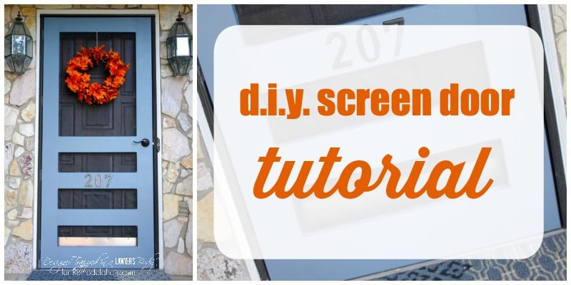 DIY Screen Door Tutorial