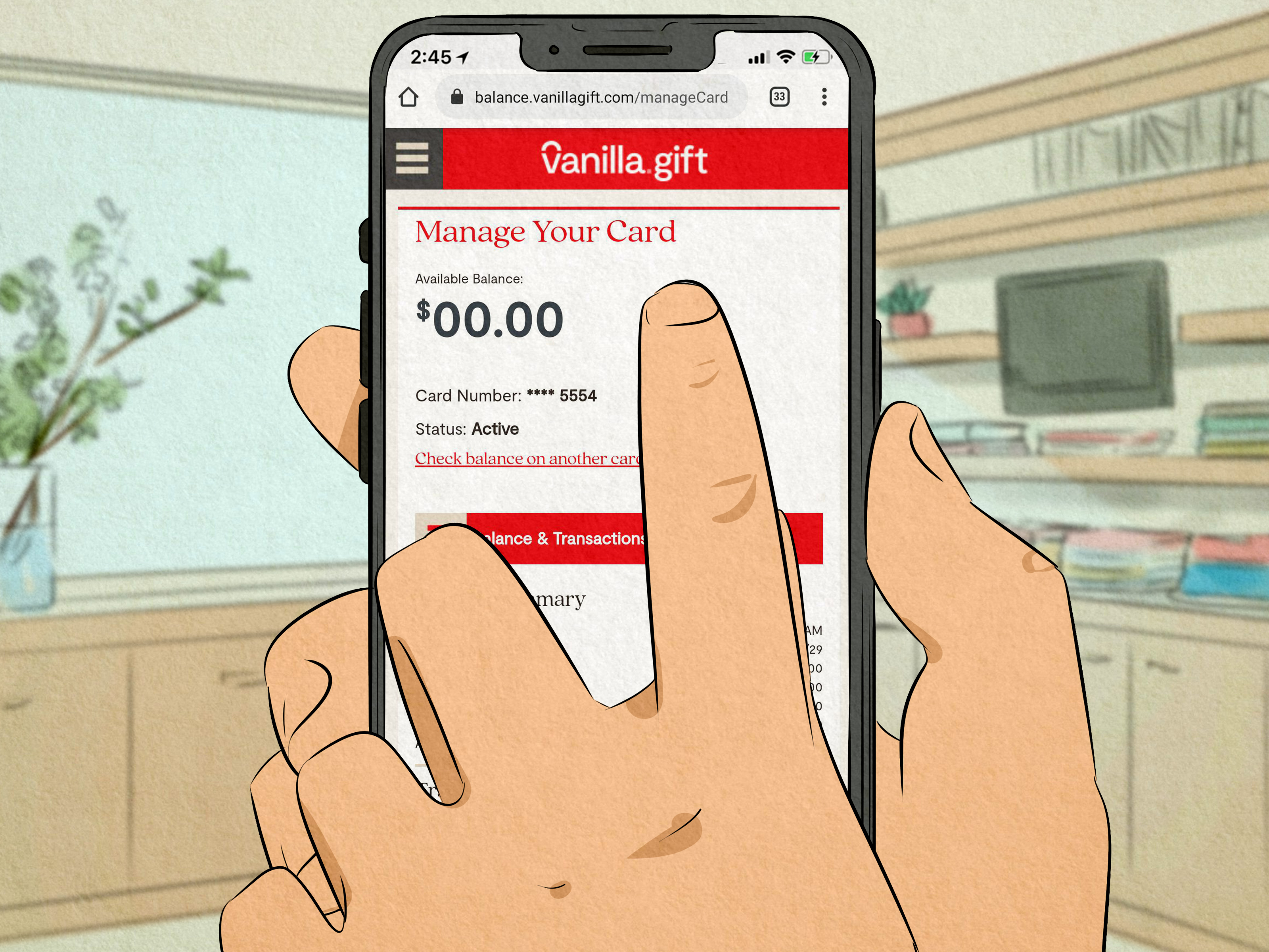 Transfer a Visa Gift Card to Your Bank Account with Square