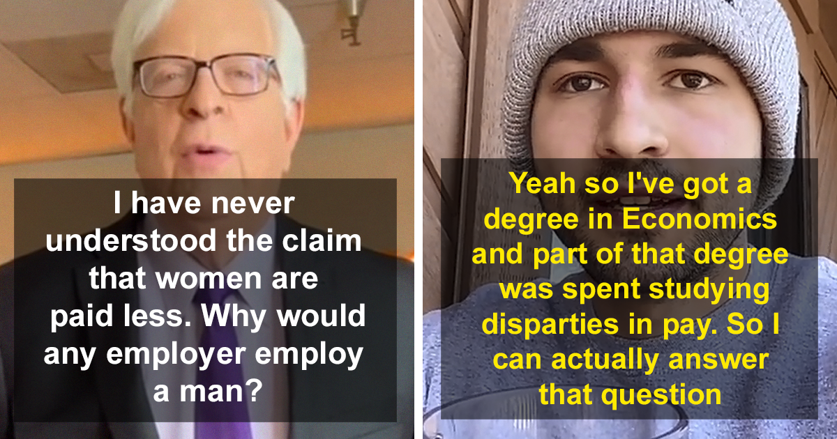 Guy With An Economics Degree Explains The Gender Pay Gap In Less Than A Minute