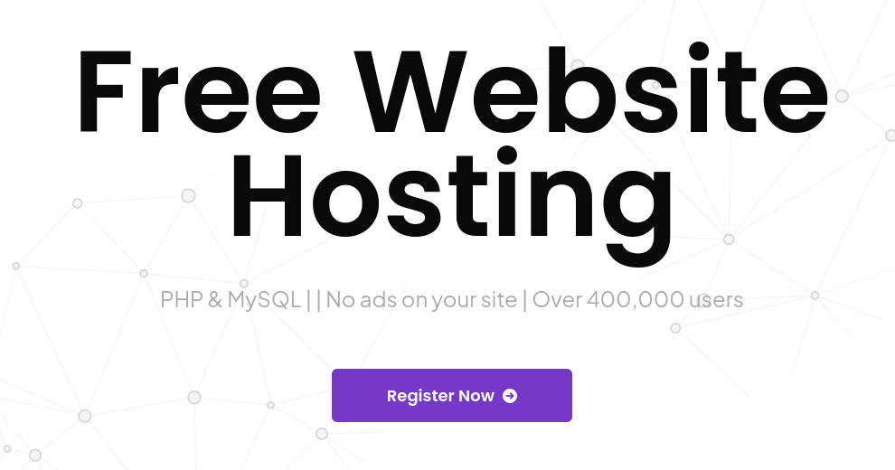Free Web Hosting with PHP and MySQL – InfinityFree