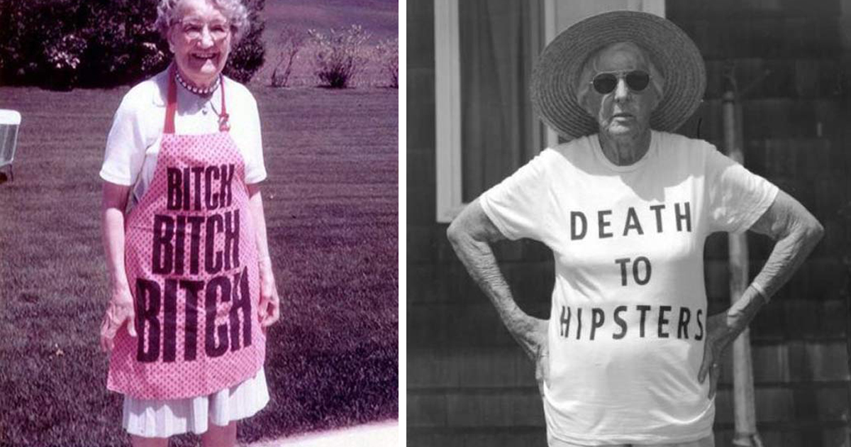 Elderly People Who Probably Don’t Realize What They’re Wearing