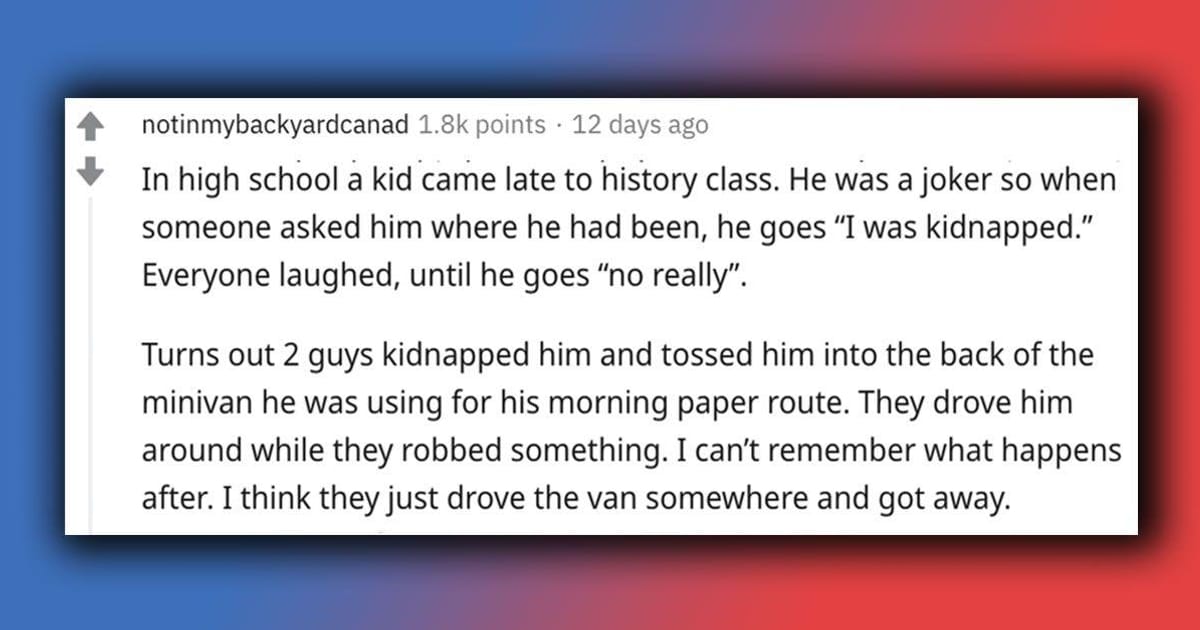 Teachers Share The Best Excuse They’ve Heard For Being Late That Turned Out To Be True