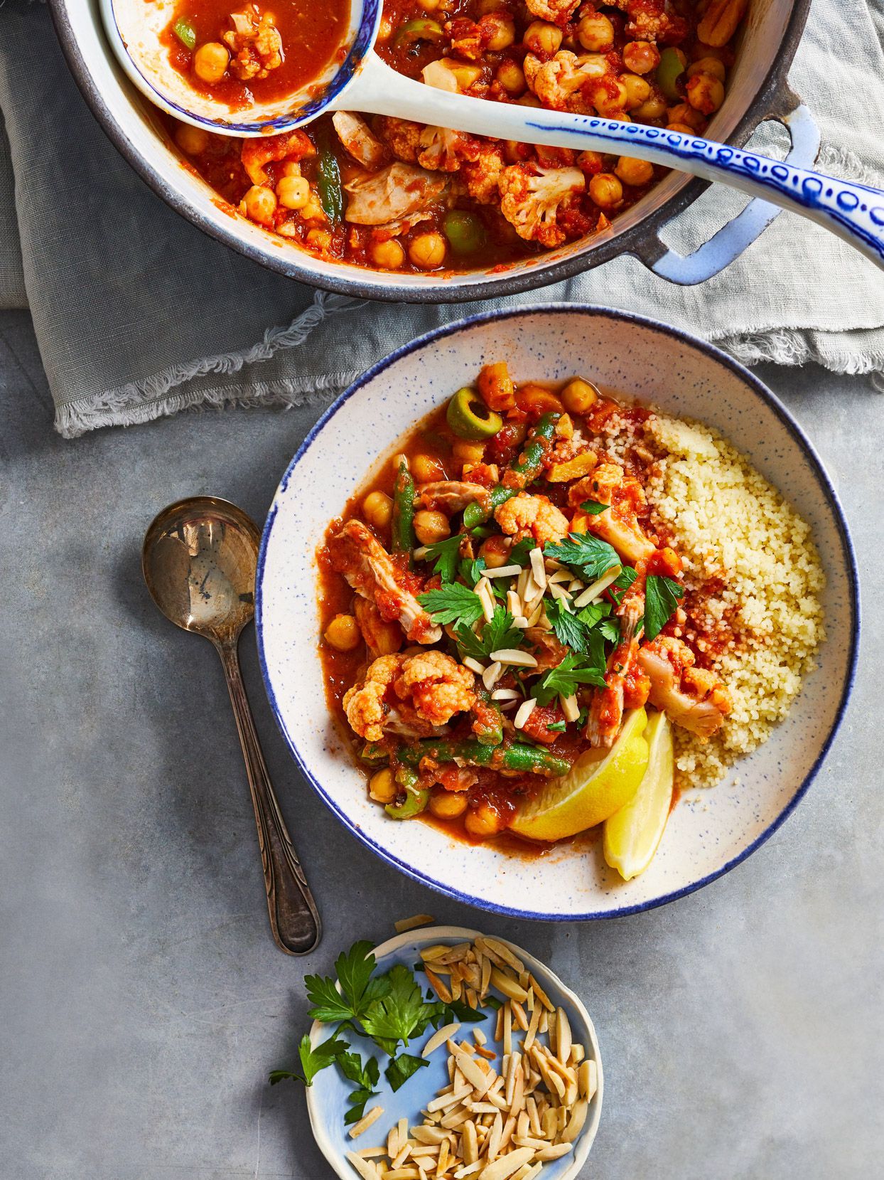 Moroccan Chicken and Cauliflower Stew Recipe